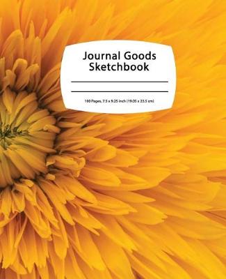 Book cover for Journal Goods Sketchbook - Yellow Petal