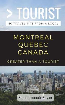 Book cover for Greater Than a Tourist- Montreal Quebec Canada