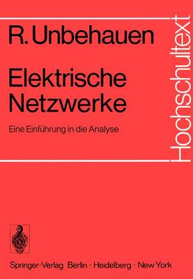 Book cover for Elektrische Netzwerke