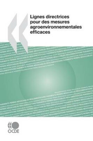 Cover of Lignes Directrices Pour Des Mesures Agroenvironnementales Efficaces