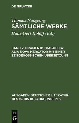 Book cover for Samtliche Werke, Band 2, Dramen II