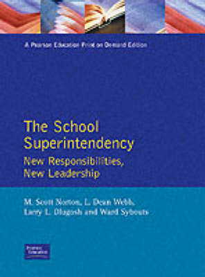 Book cover for The School Superintendency