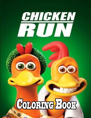 Book cover for Chicken Run Coloring Book