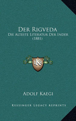 Book cover for Der Rigveda