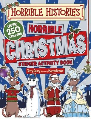 Book cover for Horrible Christmas Sticker Activity Book
