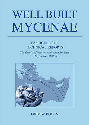 Book cover for Well Built Mycenae Fascicule 34.1