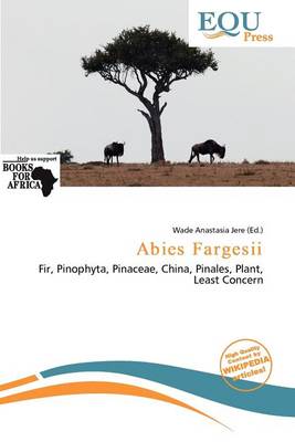 Cover of Abies Fargesii