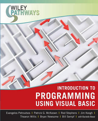 Book cover for Wiley Pathways Introduction to Programming using Visual Basic