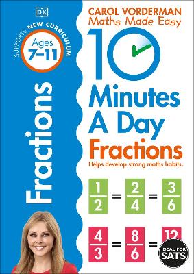 Cover of 10 Minutes A Day Fractions, Ages 7-11 (Key Stage 2)