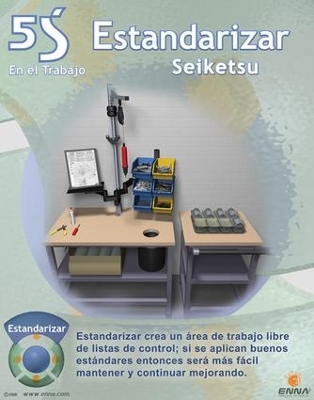 Book cover for 5S Standardize Poster (Spanish)