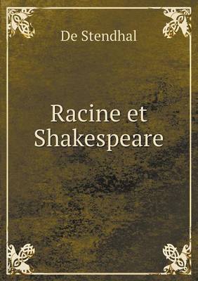 Book cover for Racine et Shakespeare