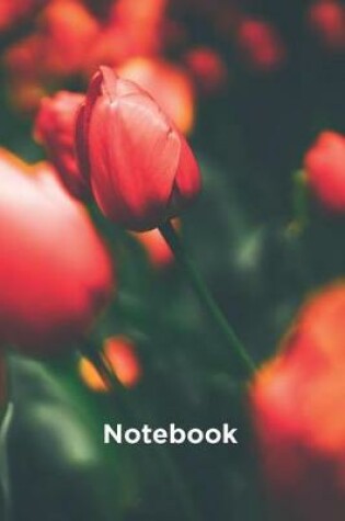 Cover of Red Tulip Flower Composition Notebook