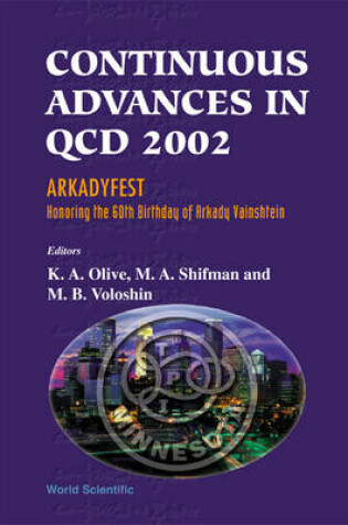 Cover of Proceedings of the Conference on Continuous Advances in QCD 2002