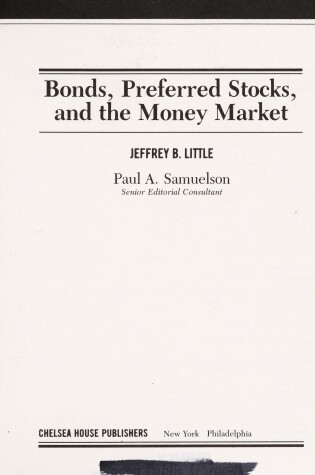 Cover of Bonds, Preferred Stocks and the Money Market