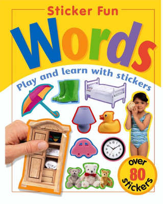 Book cover for Sticker Fun Words