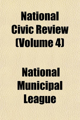 Book cover for National Civic Review Volume 9