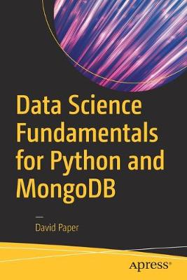 Book cover for Data Science Fundamentals for Python and MongoDB