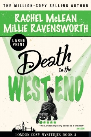 Cover of Death in the West End (Large Print)
