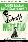 Book cover for Death in the West End (Large Print)