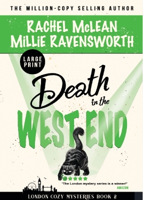 Book cover for Death in the West End (Large Print)