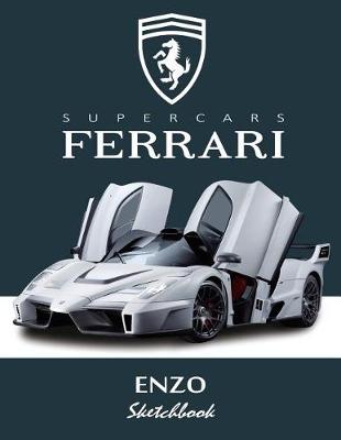 Book cover for Supercars Ferrari Enzo Sketchbook