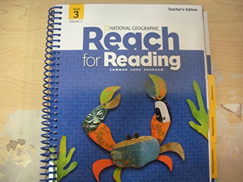Book cover for Reach for Reading Grade 5 Teachers Edition Unit 3