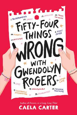 Book cover for Fifty-Four Things Wrong with Gwendolyn Rogers