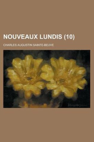 Cover of Nouveaux Lundis (10 )