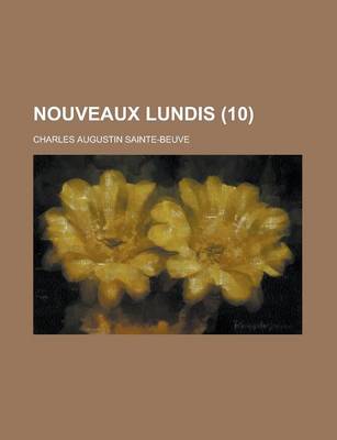 Book cover for Nouveaux Lundis (10 )