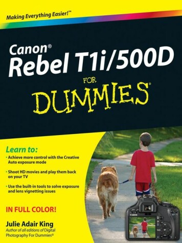 Book cover for Canon EOS Rebel T1i / 500D For Dummies