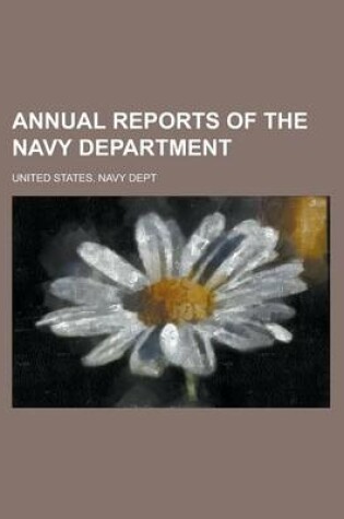 Cover of Annual Reports of the Navy Department