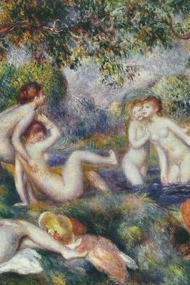 Book cover for 150 page lined journal Bathers in the Forest, 1897 Pierre Auguste Renoir