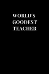 Book cover for World's Goodest Teacher