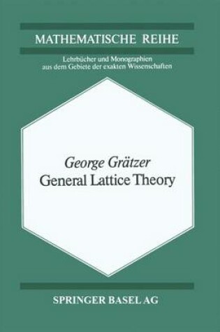 Cover of General Lattice Theory