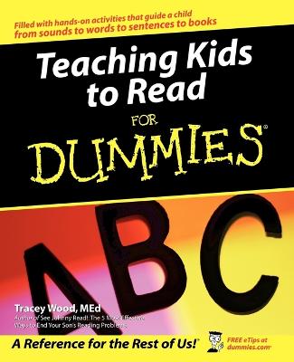 Book cover for Teaching Kids to Read For Dummies