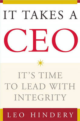 Book cover for It Takes a CEO