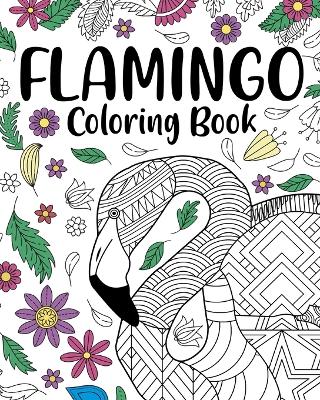 Book cover for Flamingo Coloring Book