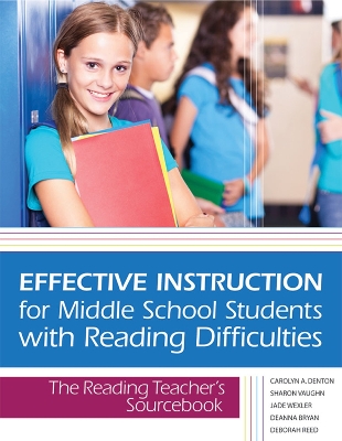Book cover for Effective Instruction for Middle School Students with Reading Difficulties