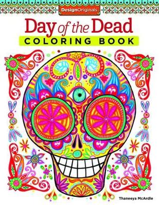 Book cover for Day of the Dead Coloring Book
