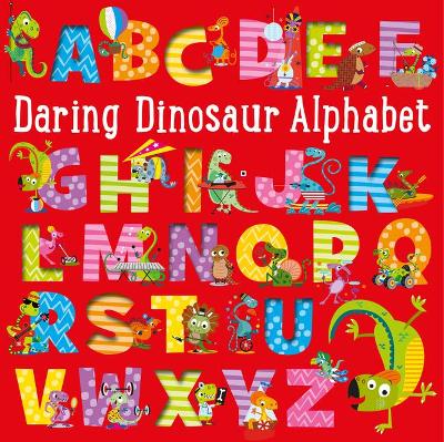 Book cover for Daring Dinosaur Alphabet