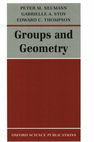 Cover of Groups and Geometry