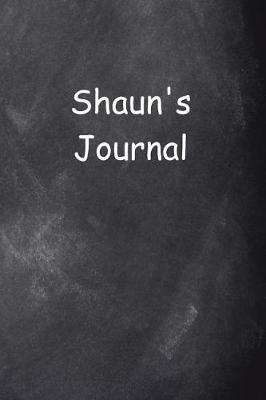 Cover of Shaun Personalized Name Journal Custom Name Gift Idea Shaun