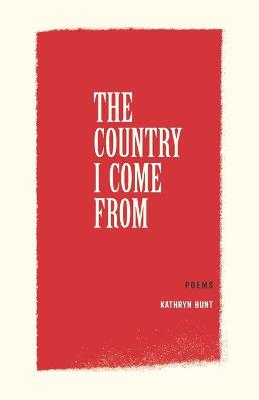 Book cover for The Country I Come From