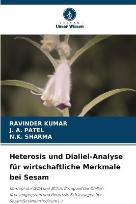 Book cover for Heterosis und Diallel-Analyse für wirtschaftliche Merkmale bei Sesam