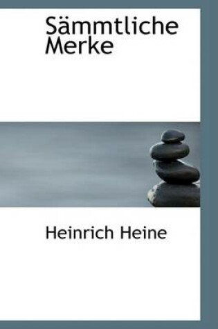 Cover of Sacmmtliche Merke