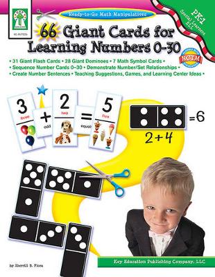 Book cover for 66 Giant Cards for Learning Numbers 0-30