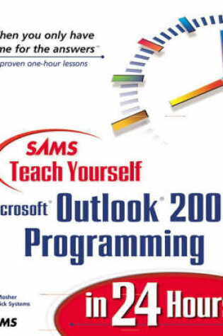 Cover of Sams Teach Yourself Outlook 2000 Programming in 24 Hours