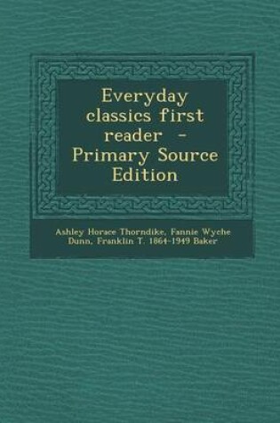 Cover of Everyday Classics First Reader