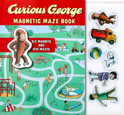 Book cover for Curious George Magnetic Maze Book