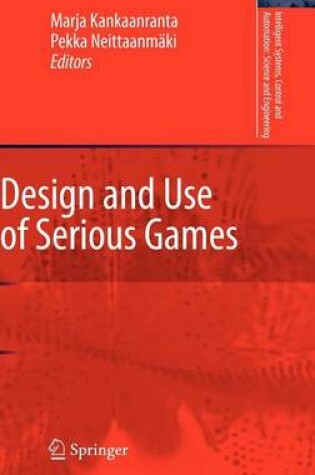 Cover of Design and Use of Serious Games